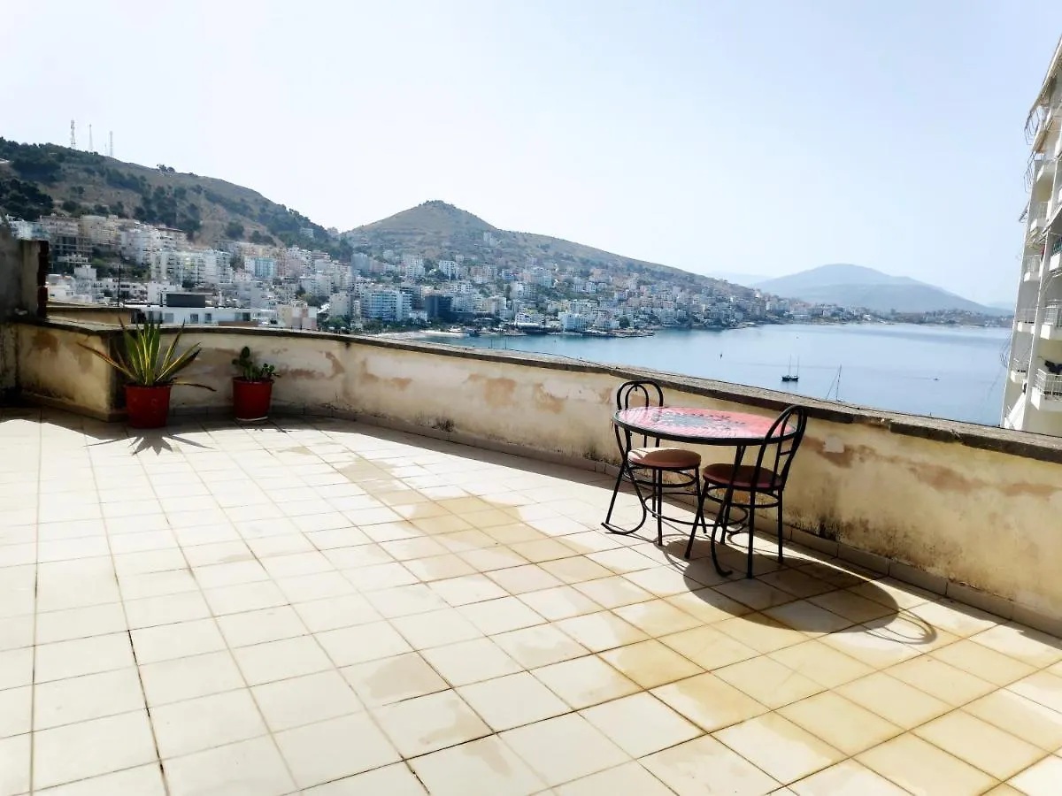 Private Studio Sea View 2 Minutes Away From Beach Sarande 0*,
