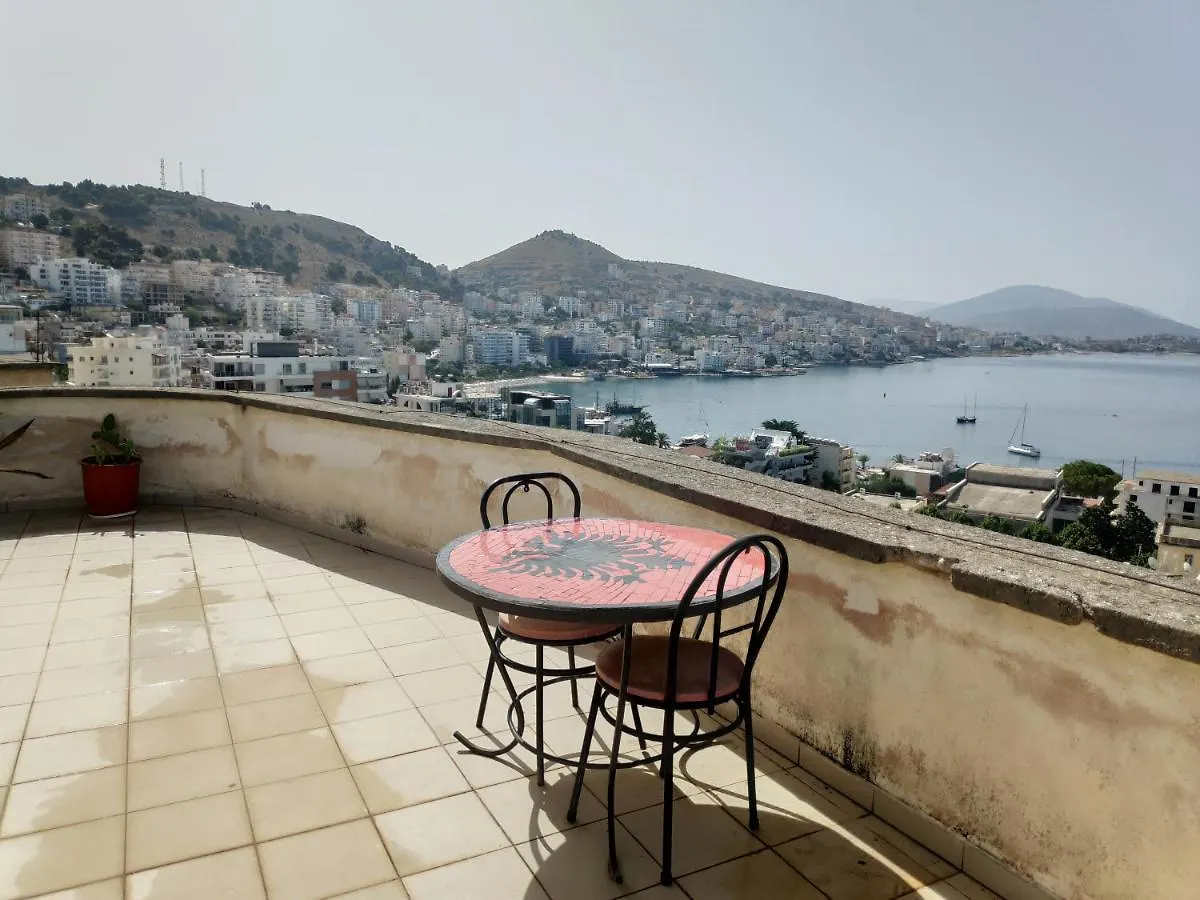 Private Studio Sea View 2 Minutes Away From Beach Sarande Apartment